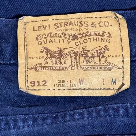 27w 90s USA Vintage Levi's 912 Orange‎ Tab Women's Jeans - Picture 4 of 10